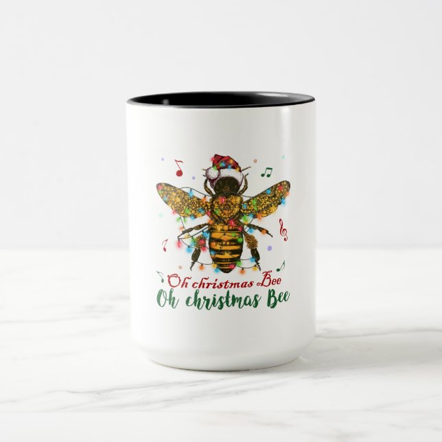 Oh Christmas Bee Oh Christmas Bee Light Mug (Center)
