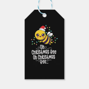 Oh Christmas Bee Xmas Family Holidays Kawaii Mum Gift Tags