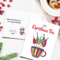 Oh Christmas Tea Disco Trees