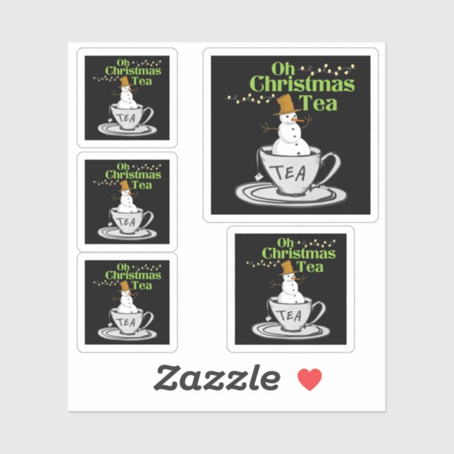 Oh Christmas Tea - Tea Lover Xmas Holiday (Sheet)