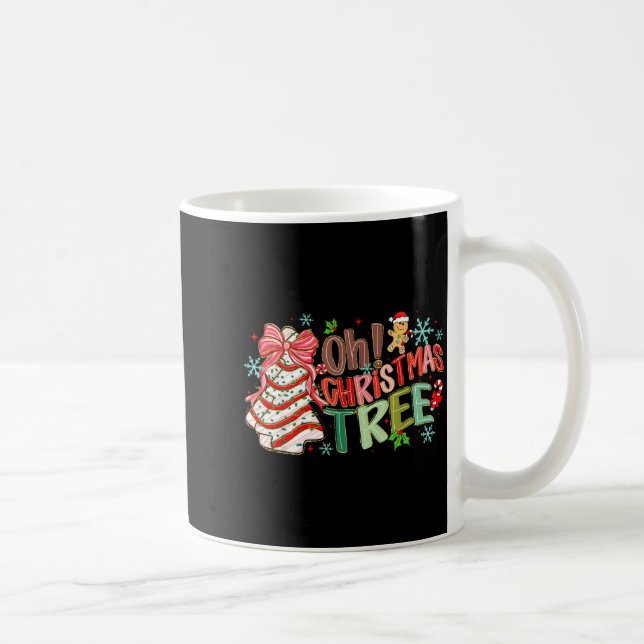 Oh Christmas Tree Cakes Debbie Becky Jen Cake Love Coffee Mug (Right)