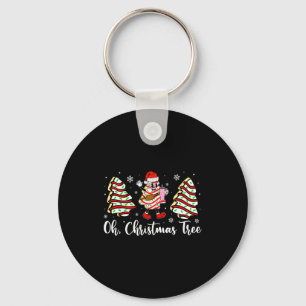 Oh Christmas Tree Cakes Debbie Becky Jen Cake Love Key Ring