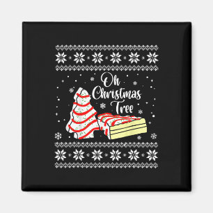 Oh Christmas Tree Cakes Debbie Becky Jen Snack Cak Magnet