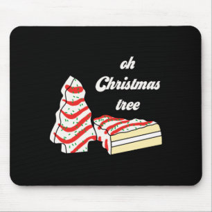 Oh Christmas Tree Cakes Debbie Funny Christmas Sna Mouse Mat