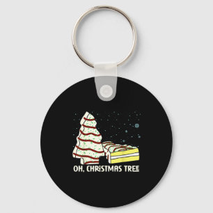 Oh, Christmas Tree Cakes Shirt Funny Cakes Debbie  Key Ring