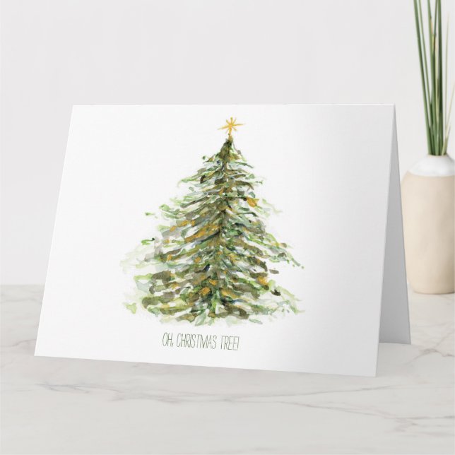 Oh, Christmas Tree  Card (Front)