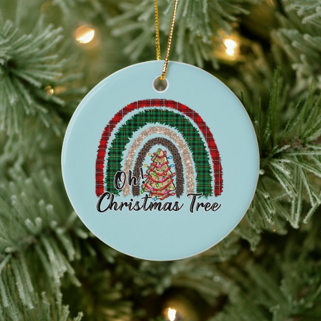 Oh Christmas Tree Ceramic Tree Decoration (Tree)