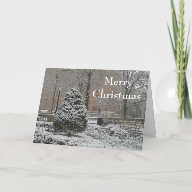 Oh Christmas Tree Greeting Card (Front)