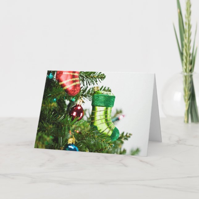 Oh Christmas Tree Holiday Card (Front)