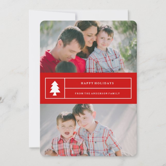 Oh Christmas Tree | Holiday Photo Card (Front)