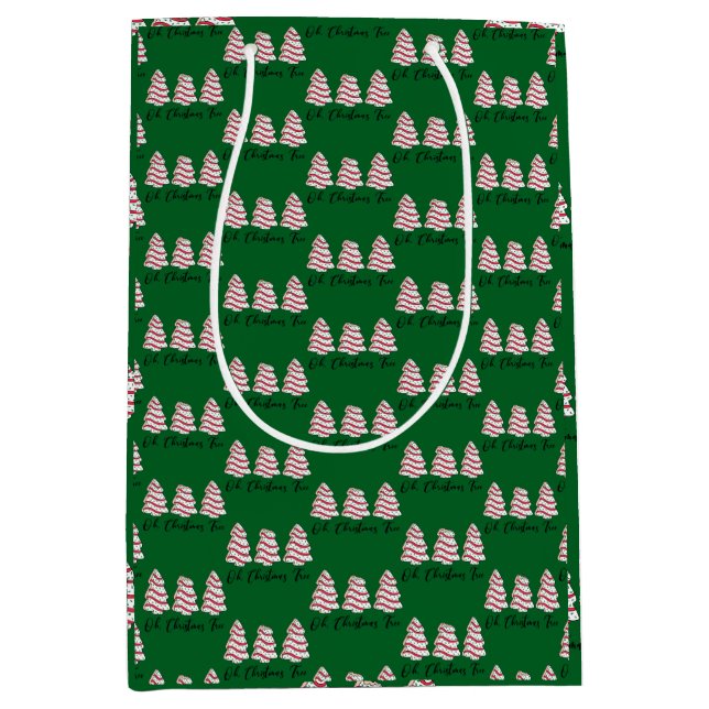 Oh Christmas Tree Little Debbie Cakes Gift Bag (Front)