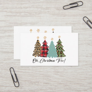 Oh, Christmas Tree!! Merry Christmas Business Card