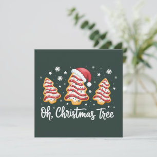 Oh, Christmas Tree Merry Christmas Debbie Cookie Holiday Card