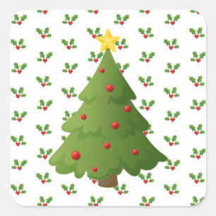 Oh Christmas tree Square Sticker