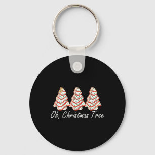 Oh Christmas Tree Xmas Tree Cakes Holiday Pyjamas  Key Ring