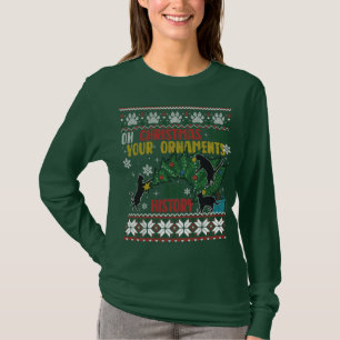 Oh Christmas Tree Your Ornaments Are History Funny T-Shirt
