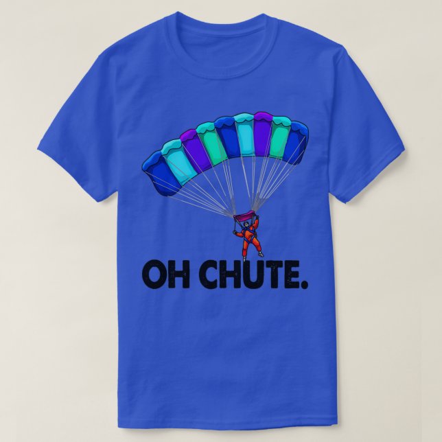 Oh Chute Skydive Orange T-Shirt (Design Front)