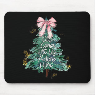 Oh Come Let Us Adore Him Christmas Uni G Small Mod Mouse Mat