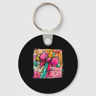 Oh Come Let Us Adore Him Faith Cross Christian Chr Key Ring