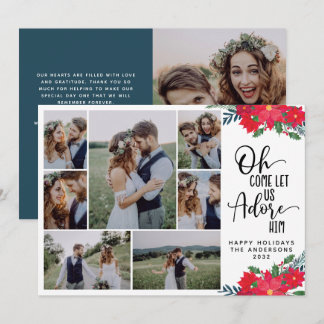 Oh Come Let Us Adore Him Wedding Announcement