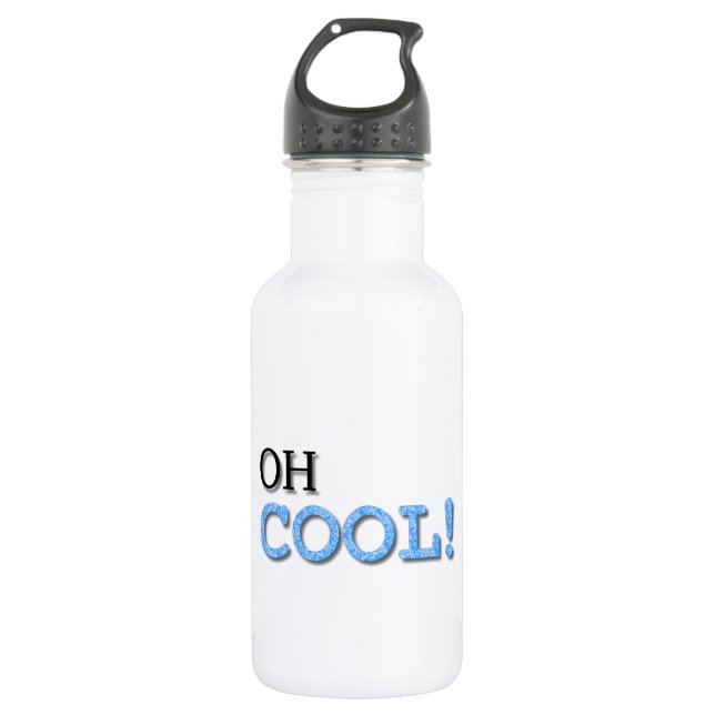 Oh Cool Text 532 Ml Water Bottle (Front)