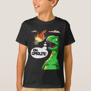 Oh Coprolite Paleontology's Humour Funny Dinosaur T-Shirt