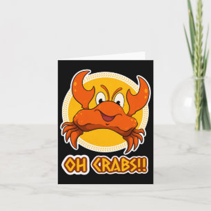 Oh Crabs!! Sticker Card