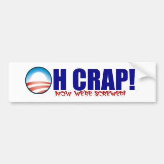 Oh Crap! Bumper Sticker
