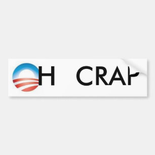 OH CRAP BUMPER STICKER