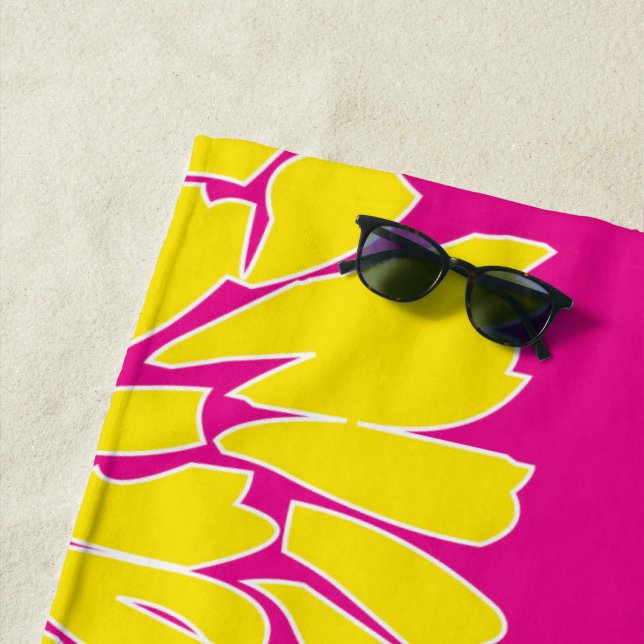 Oh Dahlia! Beach Towel (In Situ)