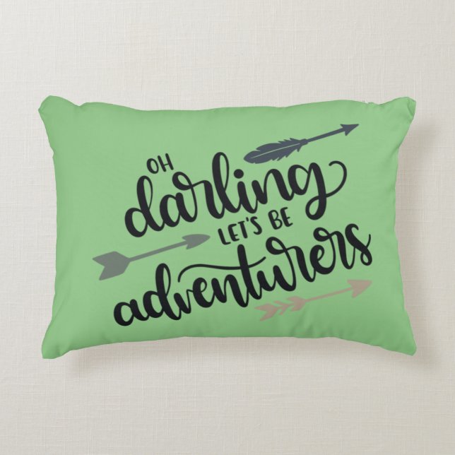 Oh Darling Lets See Adventurers  Decorative Cushion (Front)