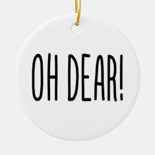 OH DEAR! CERAMIC TREE DECORATION