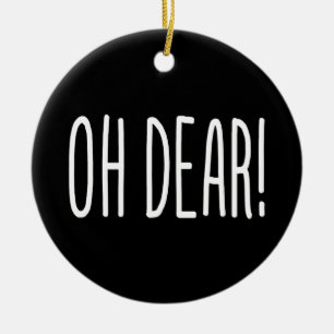 OH DEAR! CERAMIC TREE DECORATION