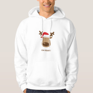 Oh Dear Funny Reindeer Christmas Sweatshirt