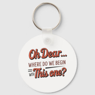 Oh Dear Keyring