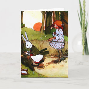 Oh Dear! Oh Dear! I Shall be Late! Greeting Cards