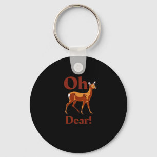 Oh Dear Trendy Clean Design Key Ring