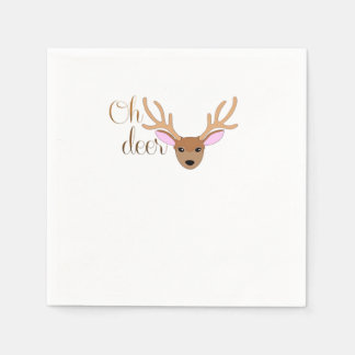 Oh Deer Artistic Style  Napkin