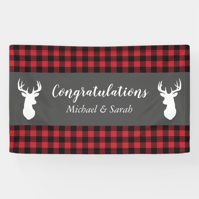 Oh Deer Baby Shower Banner (Horizontal)
