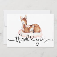 Oh Deer Baby Shower Watercolor Pink Cloud