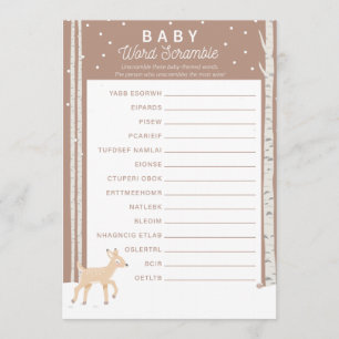 Oh Deer - Baby Word Scramble Programme