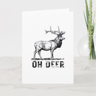 Oh Deer Bold Graphic Expression Card