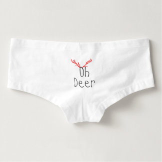 Oh Deer Christmas Boyshorts