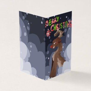 Oh Deer christmas card