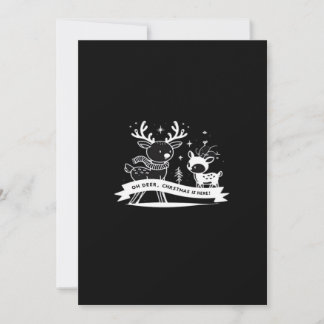 Oh Deer Christmas Celebration Holiday Style Card