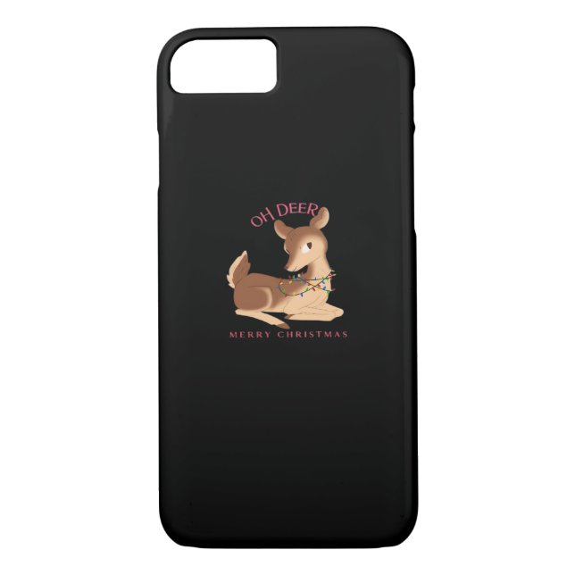 Oh Deer Christmas Modern Design  Case-Mate iPhone Case (Back)