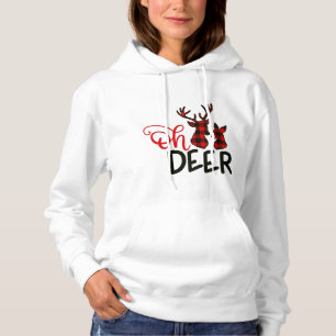 Oh Deer Christmas Sweatshirt Hoodie