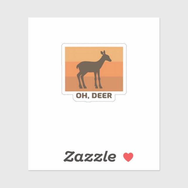 Oh Deer Classic Simple Design  (Sheet)