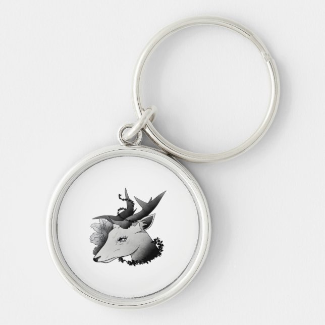 Oh Deer Classic Style  Key Ring (Front)