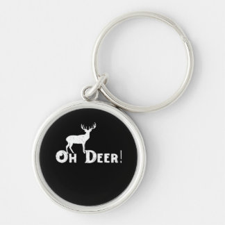 Oh Deer Clean Graphic Style Key Ring